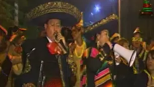 Serenata a Fujimori. Foto: captura de video