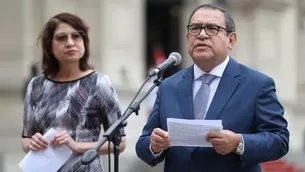 Premier Alberto Otárola y canciller Ana Cecilia Gervasi. Foto: PCM. Video: Canal N