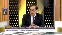 Alberto Quintanilla se pronunció en relación a la reforma judicial que será debatida en el Congreso. Foto: Canal N