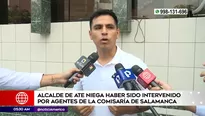 Franco Vidal, alcalde de Ate. Foto y video: América Noticias