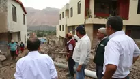 El huaico arrasó con gran cantidad de casas en Aplao. Foto: Presidencia