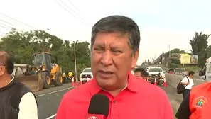 Alcalde de Chancay responde por puente colapsado. Foto y video: Canal N