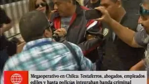 Alcalde de Chilca y otros más fueron detenidos. América Noticias