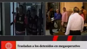 Detenidos en la Dircote. América Noticias