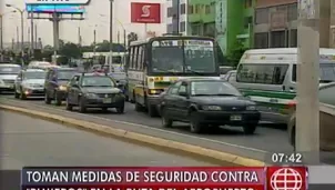   La avenida Elmer Facucett está patrullada por 'drones' y cuenta con cámaras de seguridad