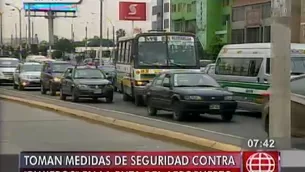   La avenida Elmer Facucett está patrullada por 'drones' y cuenta con cámaras de seguridad