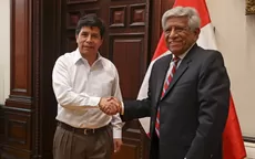 Alcalde Romero se reunió con presidente Castillo y evitó opinar sobre su gestión - Noticias de incendio-centro-lima