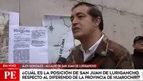 San Juan de Lurigancho y Huarochirí mantienen problemas limítrofes. América Noticias