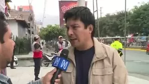 El alcalde denunció ha denunciado la situación de inseguridad y violencia en el distrito. / Video: Canal N