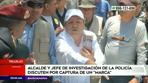 Alcalde de Trujillo, Arturo Fernández. Foto y video: América Noticias