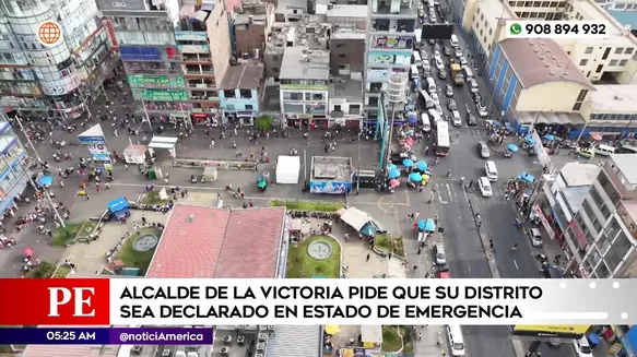 Alcalde de La Victoria pide estado de emergencia en su distrito. Foto: América Noticias