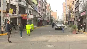 Alcalde de La Victoria dio a conocer la intervención al damero B en Gamarra. / Video: Canal N