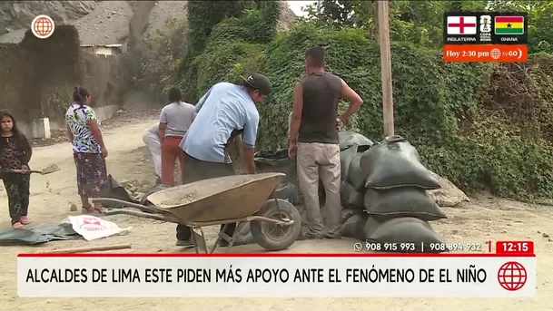 Alcaldes de Lima Este piden apoyo ante el Fenómeno El Niño. Foto: América Noticias Alcaldes de Lima Este piden apoyo ante el Fenómeno El Niño. Foto: América Noticias