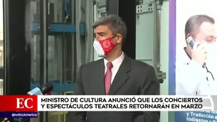 Alejandro Neyra, ministro de Cultura. América Noticias