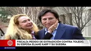 Alejandro Toledo y Eliane Karp.