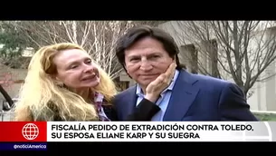 Alejandro Toledo y Eliane Karp.