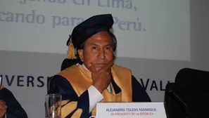 Alejandro Toledo, ex Honoris Causa de la UCV. Foto: Blogspot