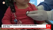 Alerta por aumento de casos de neumonía en lo que va del año