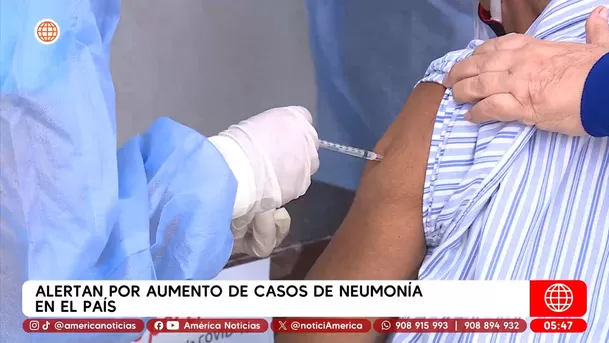 Alerta por aumento de casos de neumonía en lo que va del año. Foto: América Noticias