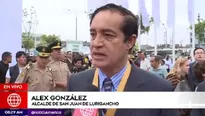 Alex González, alcalde de San Juan de Lurigancho. Foto: América TV