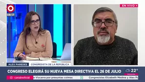 Alex Paredes se retira del bloque magisterial