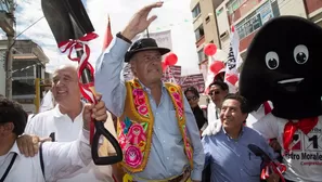  La persona que le ofreció el sombrero, Julio Casimiro, contó lo ocurrido en Jauja / Foto: BarnecheaOficial Facebook - Video: América Noticias