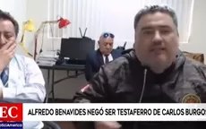 Alfredo Benavides negó ser testaferro de Carlos Burgos - Noticias de alfredo-benavides