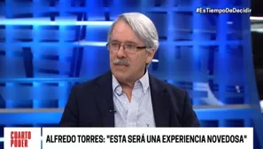 Alfredo Torres, Presidente ejecutivo de Ipsos Perú. Video: Cuarto Poder