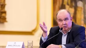 Rafael López Aliaga pide a Dina Boluarte evaluar permanencia del ministro César Sandoval por tren. / Video: Canal N