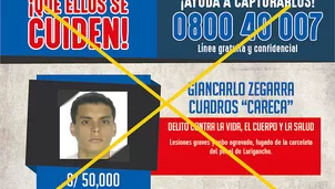 Giancarlo Zegarra Cuadros, alias ‘Careca’. Video: América Noticias