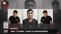 Alias 'Cuchillo', desde la clandestinidad. Video: Canal N