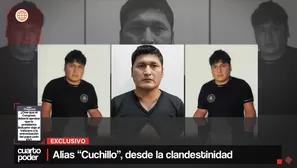 Alias 'Cuchillo', desde la clandestinidad. Video: Canal N