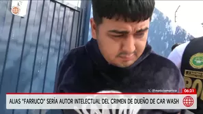 Alias Farruco sería autor intelectual del crimen de dueño de car wash. Foto y video: Unidad de investigación