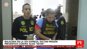 Balacera en Vía Expresa: Dictan prisión preventiva contra alias Kevin. Foto y video: América Noticias
