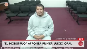 Alias El monstruo afronta primer juicio oral. Foto y video: Unidad de investigación
