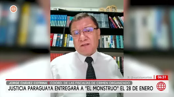 Alias El Monstruo será extraditado desde Paraguay para cumplir 32 años de prisión/ América Noticias