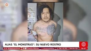 El nuevo rostro de Alias "El monstruo". Foto y Video: AN
