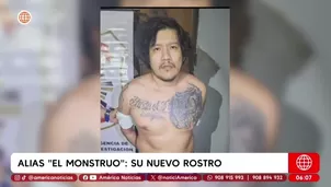 El nuevo rostro de Alias "El monstruo". Foto y Video: AN