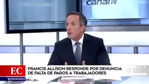 Francis Allison, exalcalde de Magdalena. Foto y video: América Noticias