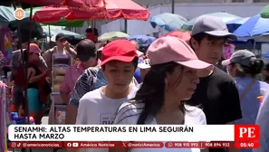 Altas temperaturas en Lima seguirán hasta marzo, según Senamhi. Foto y video: América Noticias