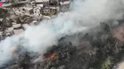 Alto Huampaní: Se registró incendio forestal este lunes