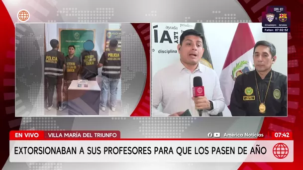 Alumnos extorsionaban a profesores para aprobar el año escolar. Foto: América Noticias Alumnos extorsionaban a profesores para aprobar el año escolar. Foto: América Noticias