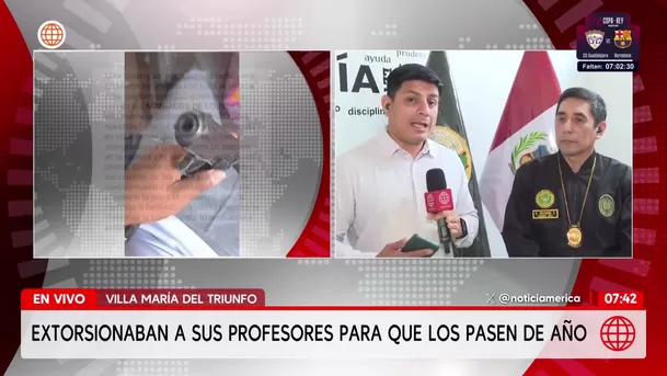 Alumnos extorsionaban a profesores para aprobar el año escolar. Foto: América Noticias Alumnos extorsionaban a profesores para aprobar el año escolar. Foto: América Noticias