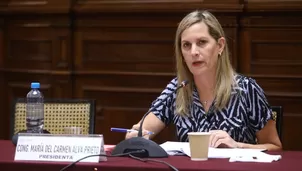 Alva responde a acusación de Castillo sobre ministerios y presenta querella por difamación. Foto: Maricarmen Alva/Página Oficial. Video: Canal N