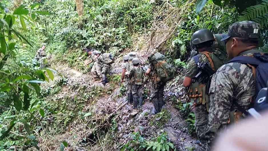 Policía y Fuerzas Armadas realizaron operativo contra la minería ilegal. Foto: Ministerio de Defensa