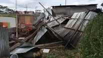 Los pobladores solicitan calaminas para reconstruir los techos de sus viviendas. Foto: Referencial/Agencia Andina