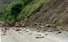 Amazonas: Caída de huaico bloquea tránsito en carretera que une Chachapoyas con Pedro Ruiz - Noticias de chachapoyas