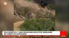 Amazonas: derrumbe deja dos muertos y seis desaparecidos