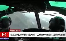Bagua: FAP confirmó el fallecimiento de 7 personas tras caída de helicóptero - Noticias de fap