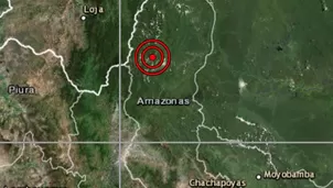 Sismo en Amazonas. Foto: IGP